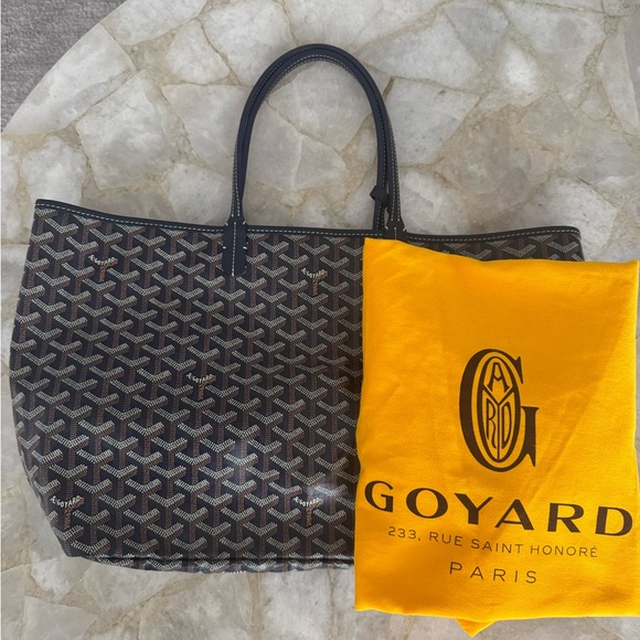 Goyard Handbags - Auth Goyard St. Louis PM dark blue bag